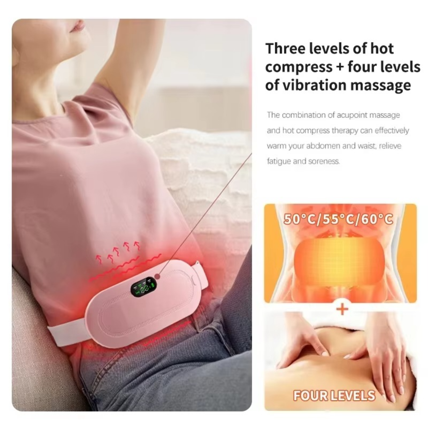 ThermiEase™ Relief Belt | On-the-Go Menstrual Comfort