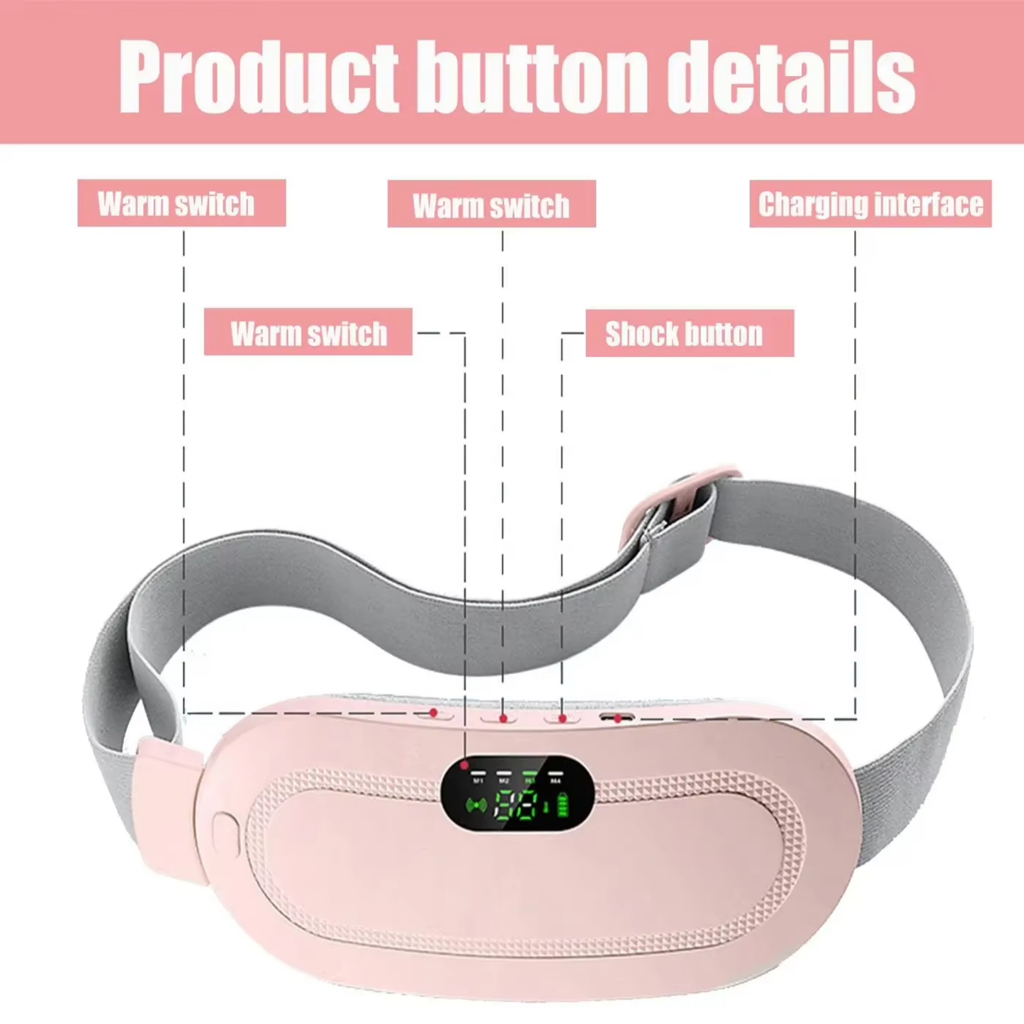 ThermiEase™ Relief Belt | On-the-Go Menstrual Comfort